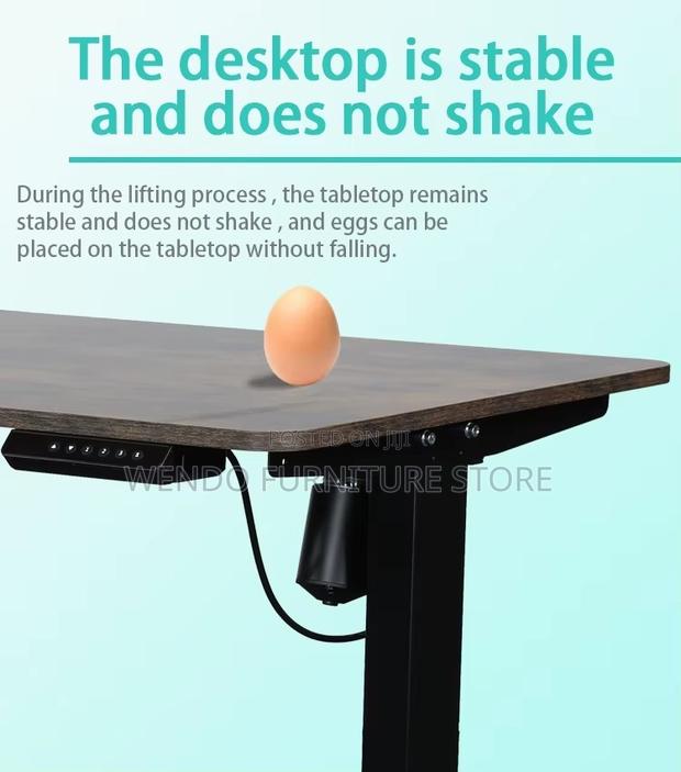 Office Desk; 1.4 Meters Electric Adjustable Flexi-Work Ergonomic Desk - thumbnail 4