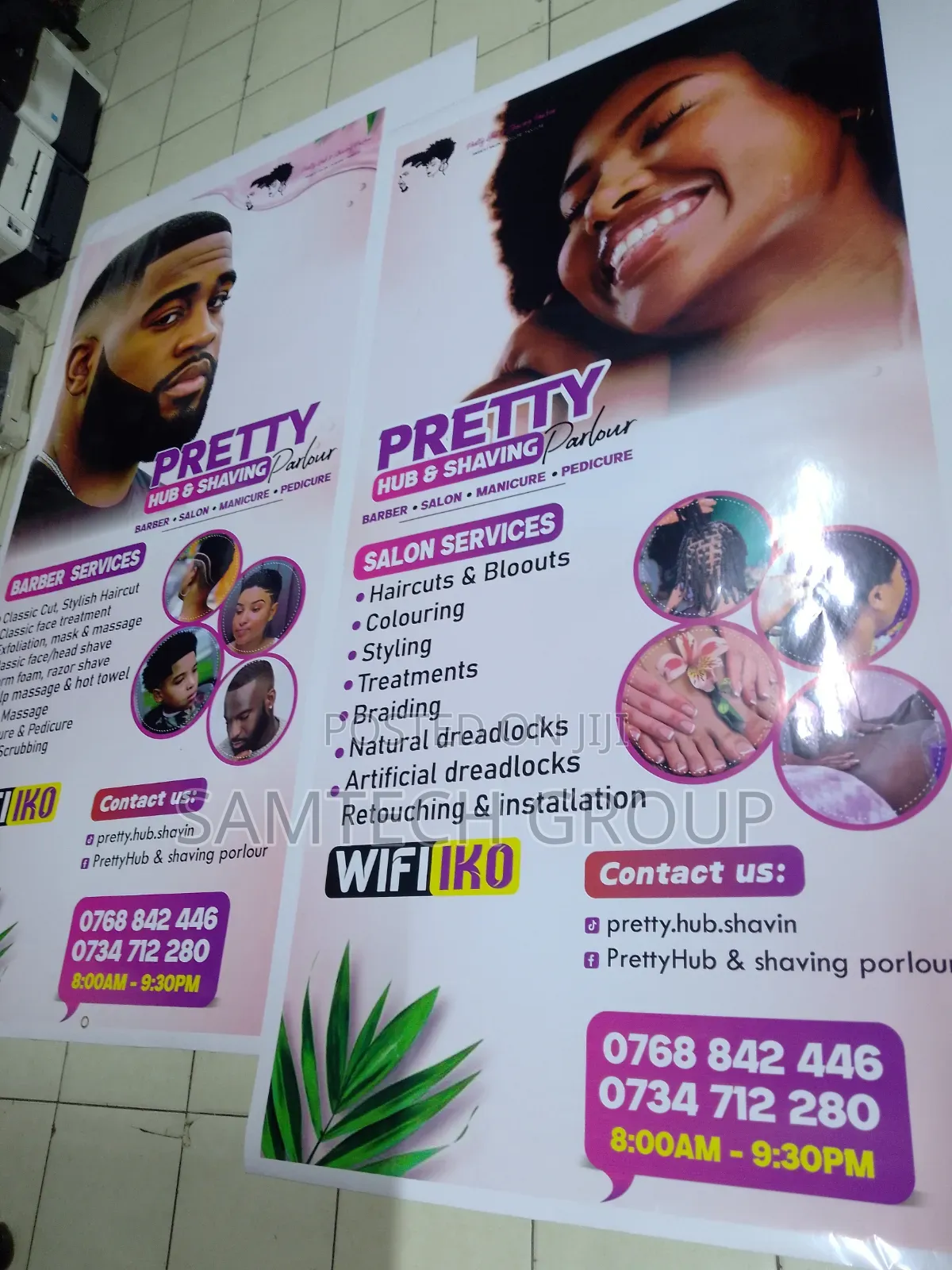 Sticker Printing for Beauty Shops