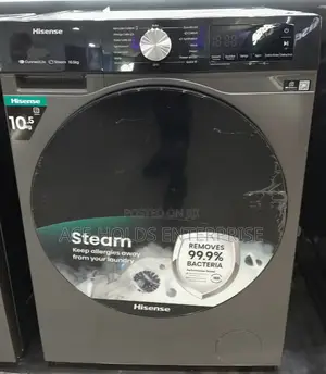 Hisense - Washing Machine Front Load Wash and Spin 10.5 KGS