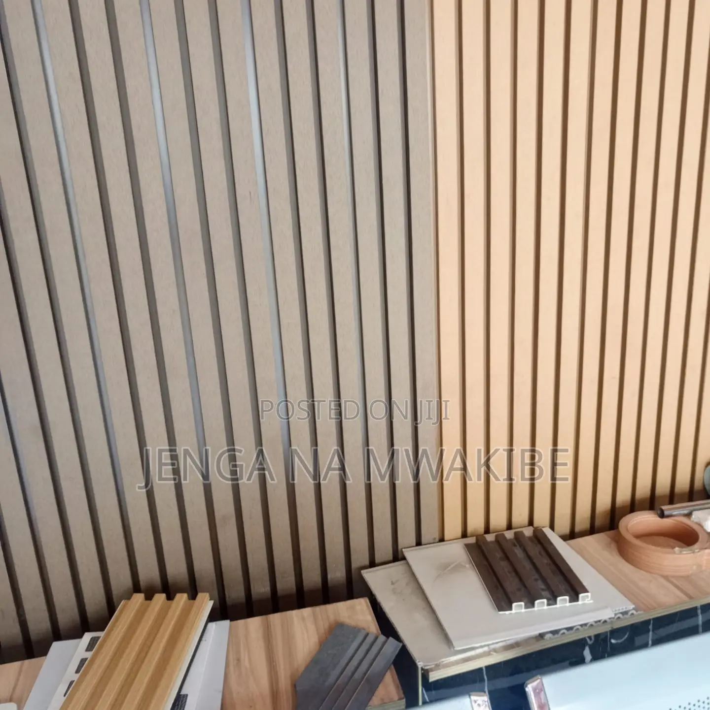 Executive Wood-Grain Slat Fluted Wall Panels