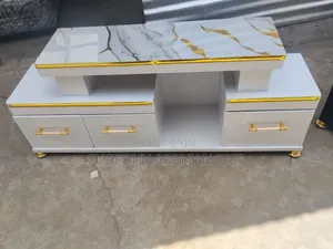 Modern Executive Marble Tv Console