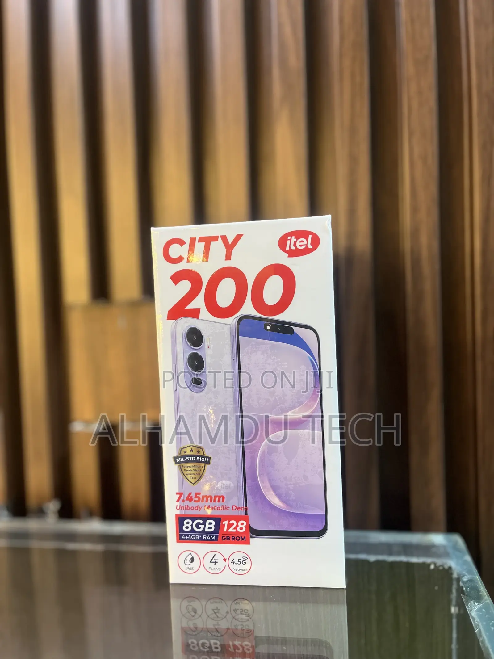 New Itel City 200 128 GB Black