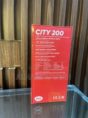 New Itel City 200 128 GB Black