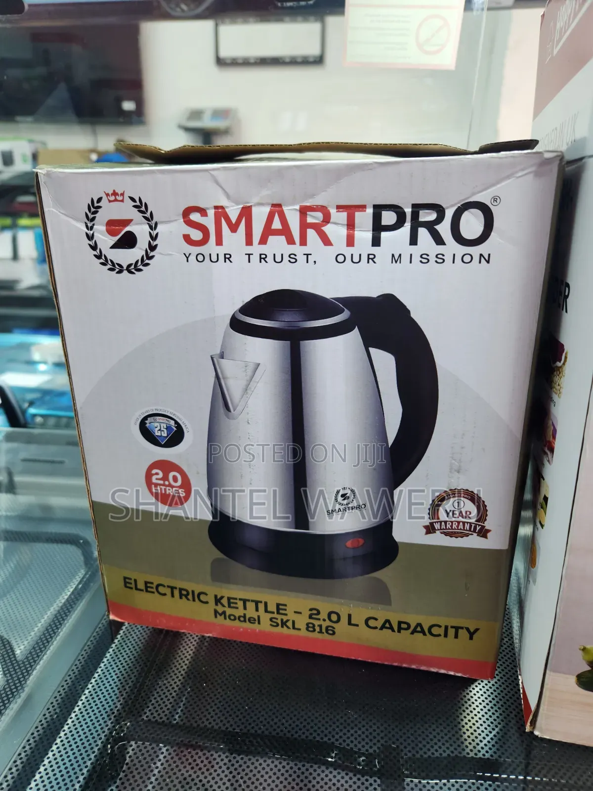 Electric Kettle 2litres Smartpro