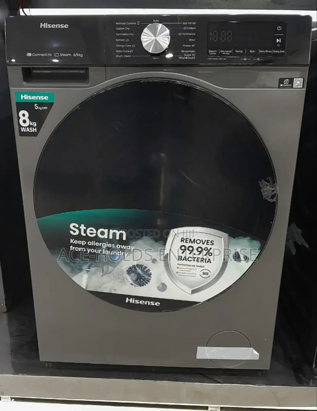 Hisense Washing Machine Front Load Wash Dry 8/5 KGS