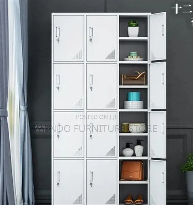 Office Cabinet; Steel Anti Scratch Filing Cabinet With Secured Lock
