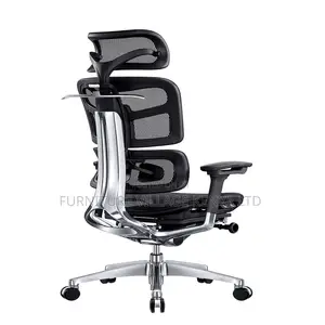 Ergonomic Full Mesh Armchair With Footrest