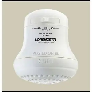 Lorenzetti Electric Shower Head- 3 Temperature Settings - White