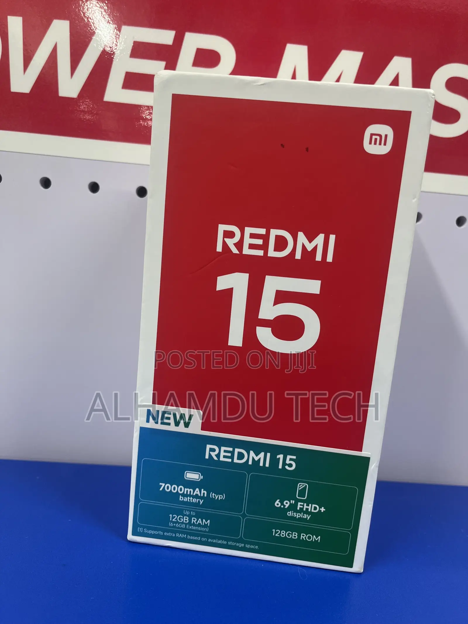 New Xiaomi Redmi 15 128 GB Black