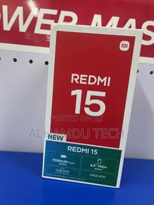 New Xiaomi Redmi 15 128 GB Black