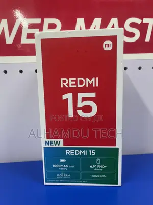 New Xiaomi Redmi 15 128 GB Black