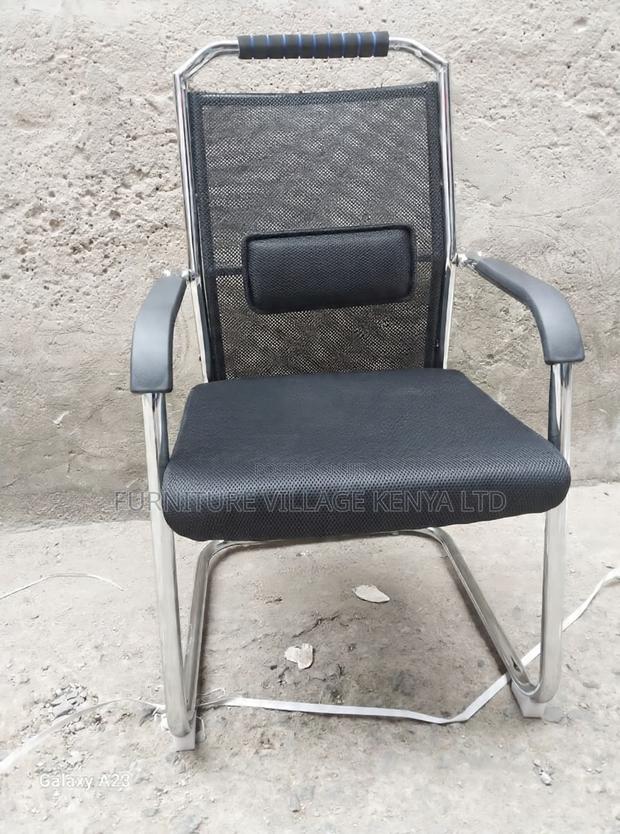 Executive Full Mesh Arm Reception Guest Chair - thumbnail 2