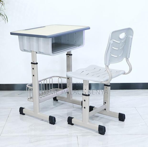 School Set: Height Adjustable Student Desk and Chair With Storage - thumbnail 12