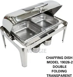 Double Folding Transparent Chaffing Dish