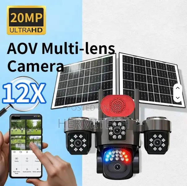 4lens Super Plus Ultra Max Hd 64mp 4g Sim Card Solar Outdoor