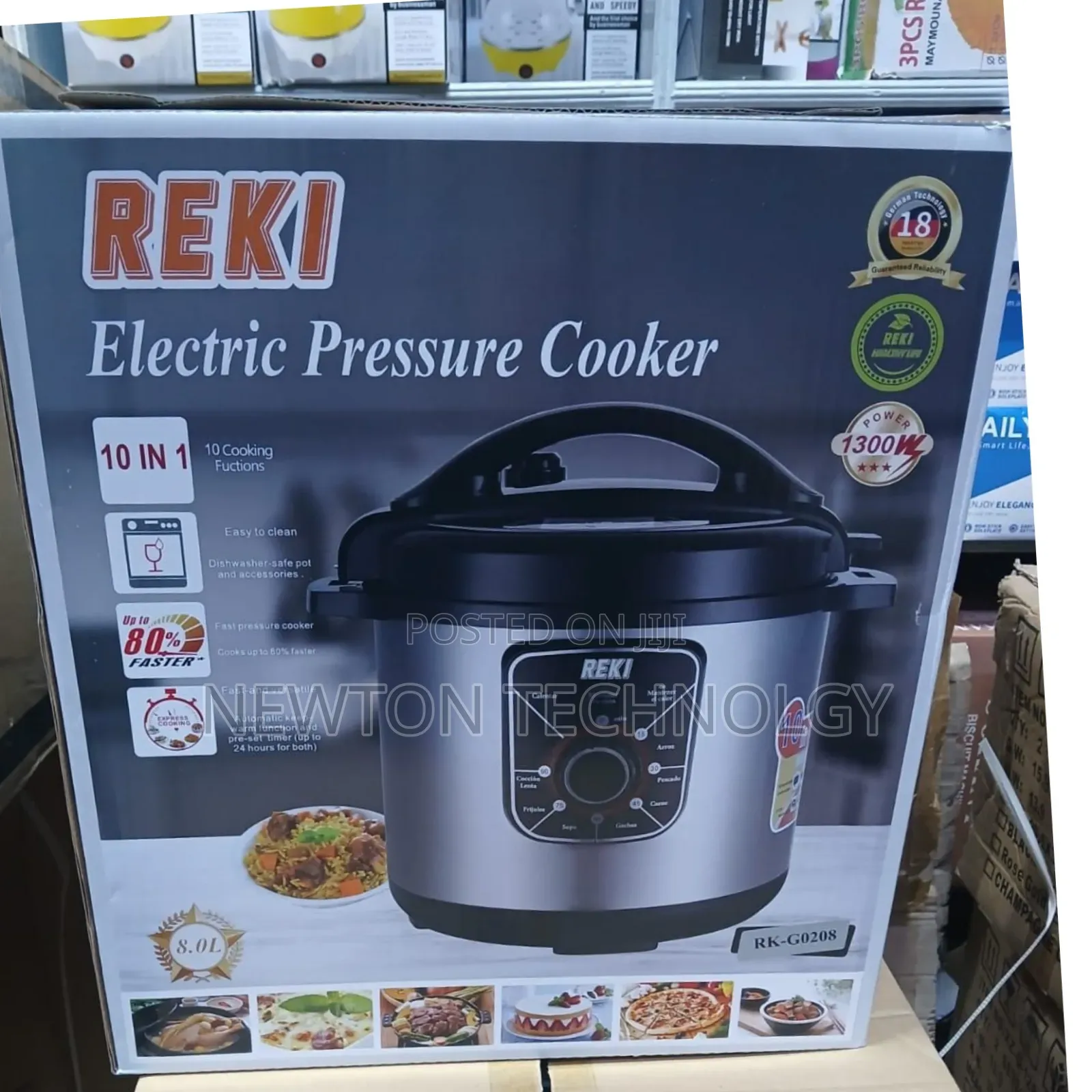 6 in 1 Reki 6 Litres Pressure Cooker at 4600