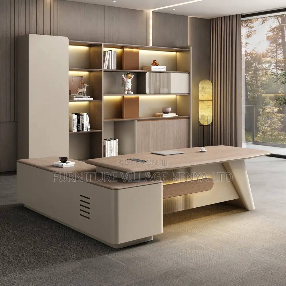 1800mm Imported Presidential L-Shape Task Table