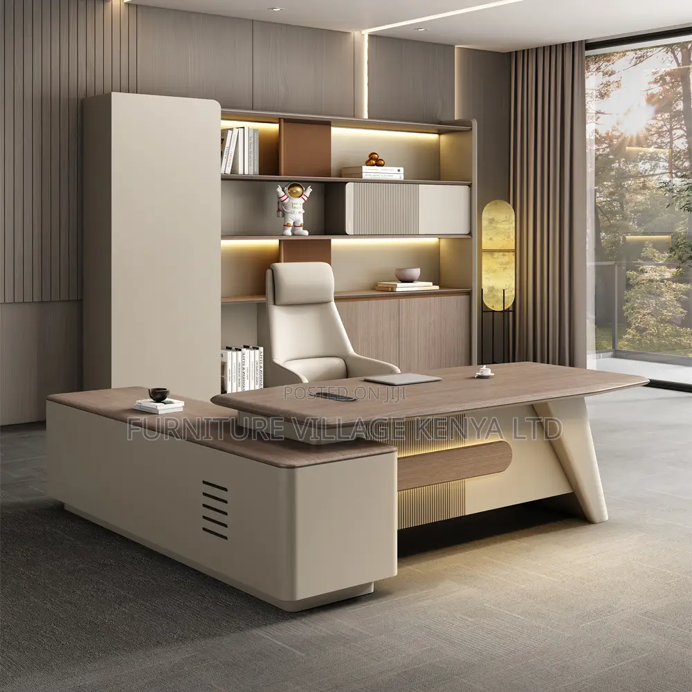 1800mm Imported Presidential L-Shape Task Table