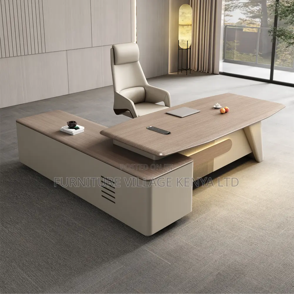 1800mm Imported Presidential L-Shape Task Table