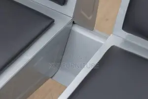 Office Bench : 3-Link Heavy-Duty Padded Office Waiting Bench