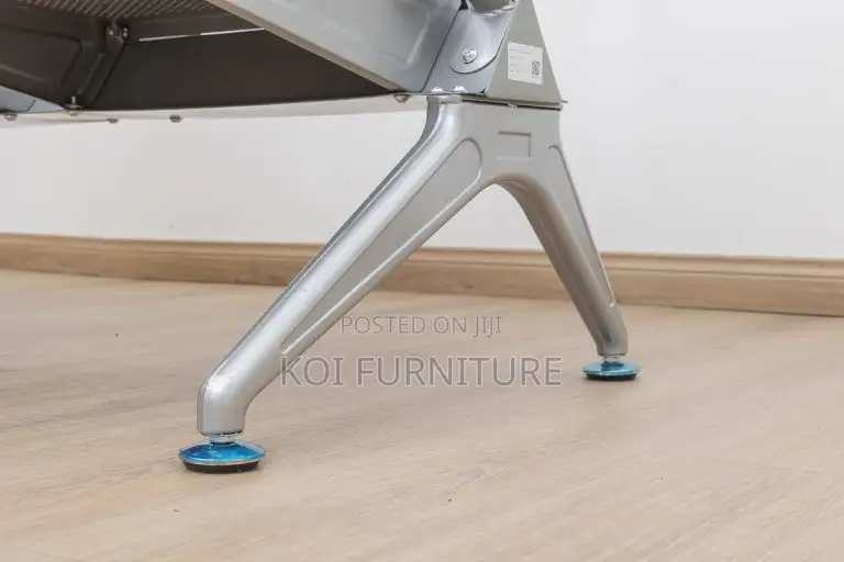 Office Bench : 3-Link Heavy-Duty Padded Office Waiting Bench