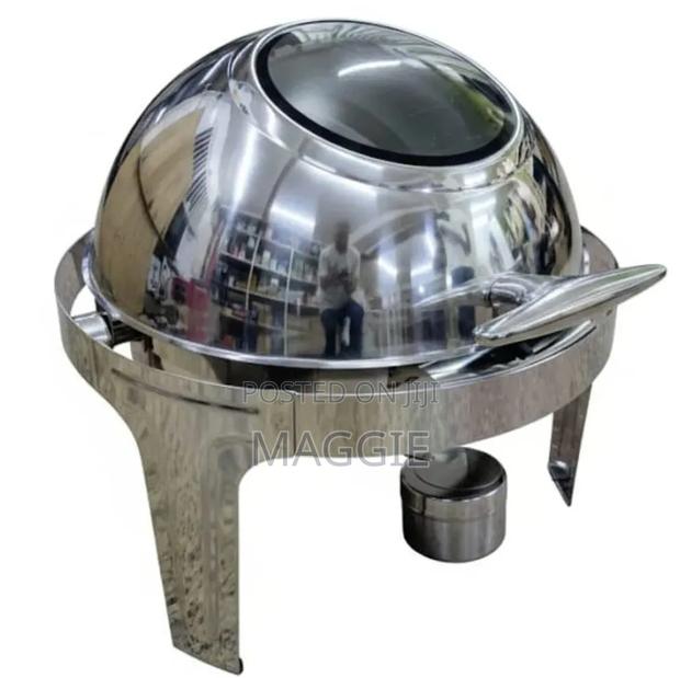 Round Folding Transparent Chaffing Dish