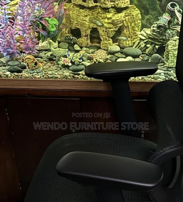 Office Chairs; High Backrest Orthopedic Mesh Office Fabric Chair - thumbnail 3
