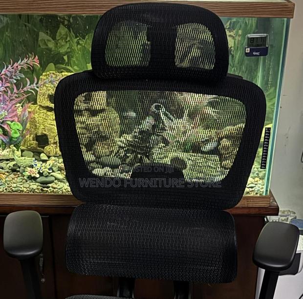 Office Chairs; High Backrest Orthopedic Mesh Office Fabric Chair - thumbnail 9
