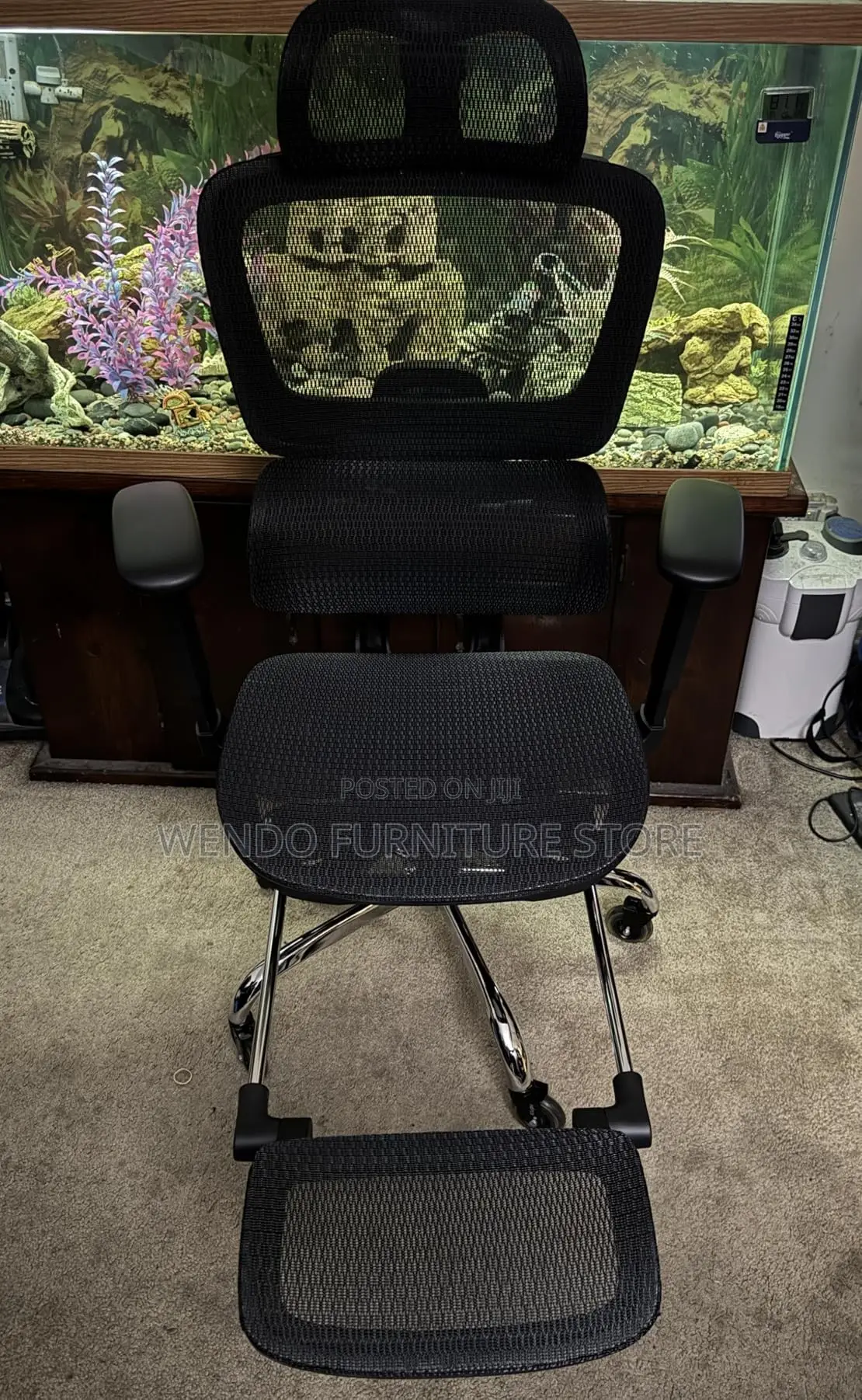 Office Chairs; High Backrest Orthopedic Mesh Office Fabric Chair