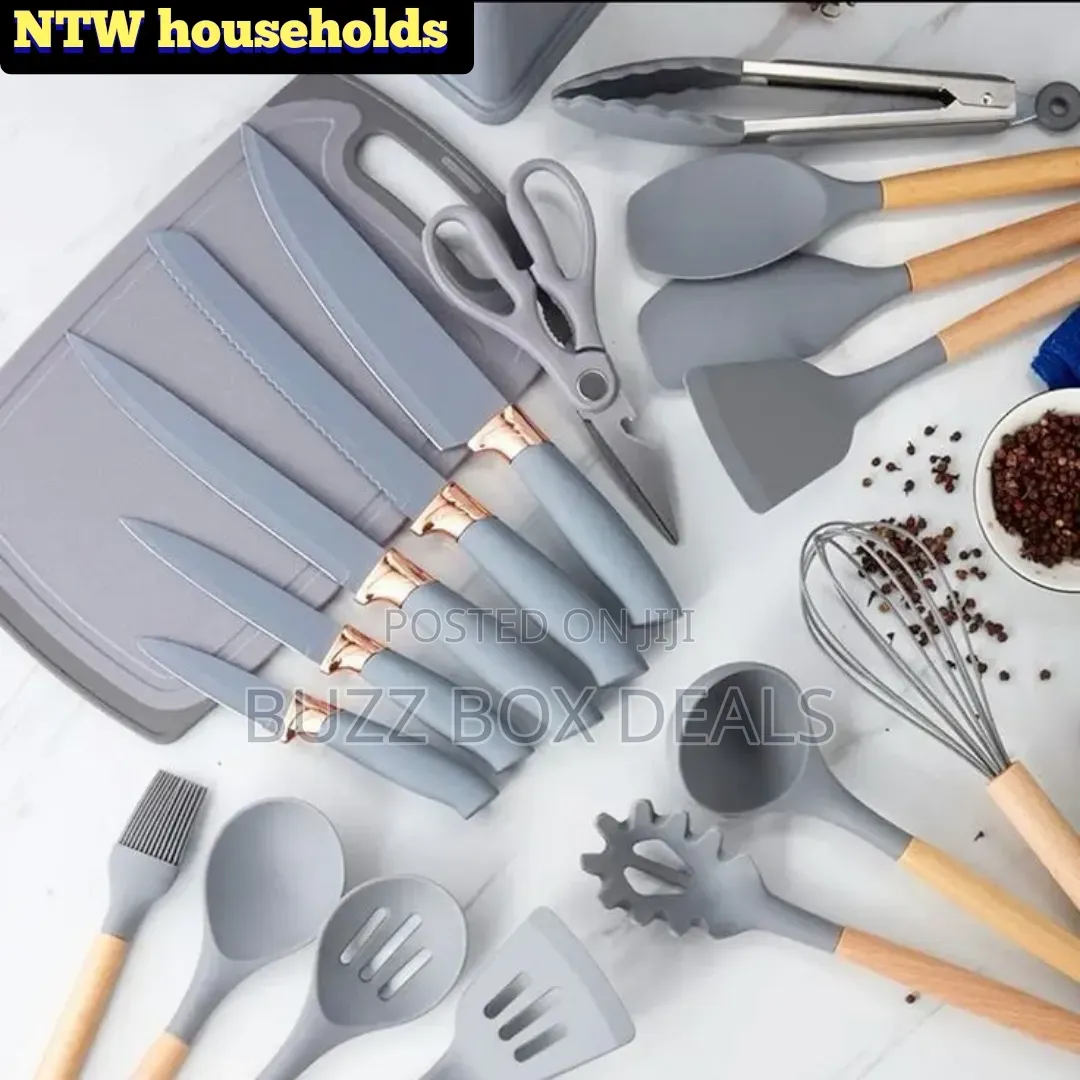 24 Pcs Silicon Cutlery Set