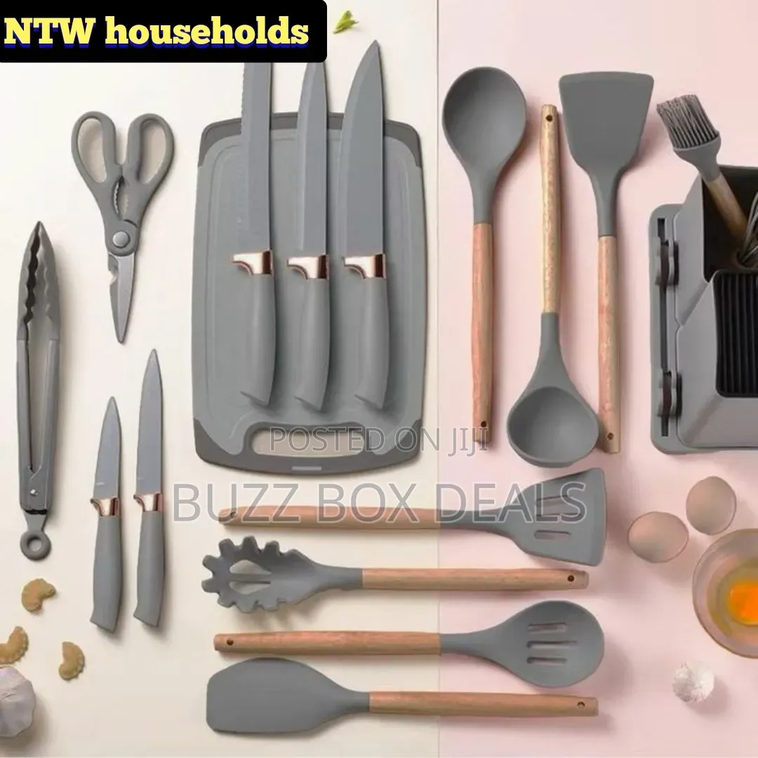 24 Pcs Silicon Cutlery Set