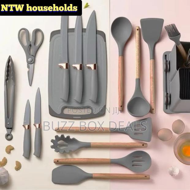 24 Pcs Silicon Cutlery Set - thumbnail 2