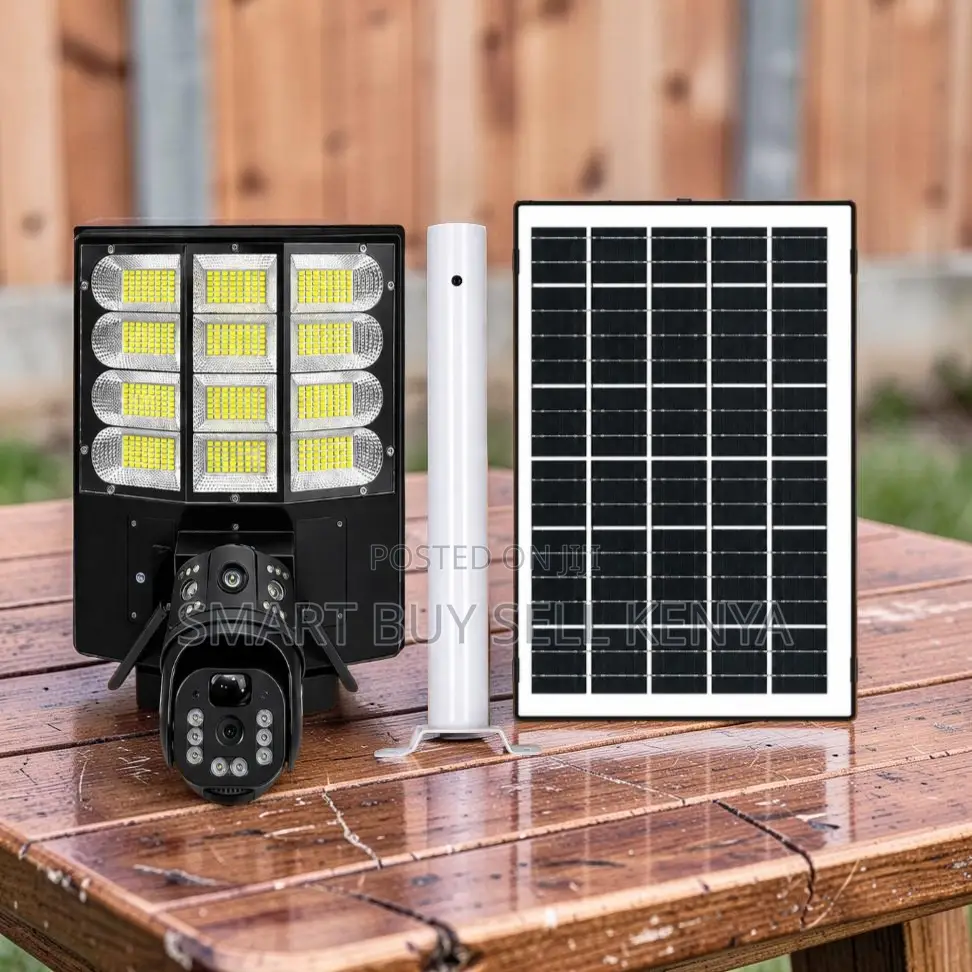 4g Ai Human Tracking Solar Camera With Security Led Solar Street Light
