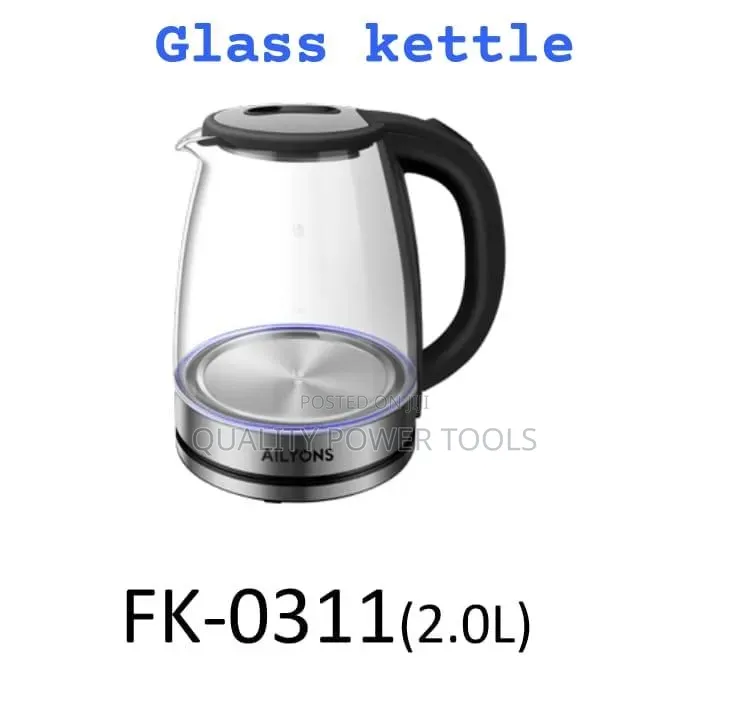 Ailyons Fk-0311 2.0l Glass Electric Kettle.