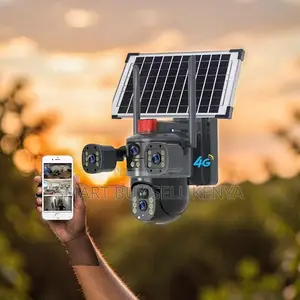 Instant Alerts 20mp Ultra Hd 4g PTZ Triple Lens Solar Camera