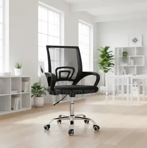 Office Chairs; Mid Backrest VVS-Uy7b Mesh Fabric Office Chairs
