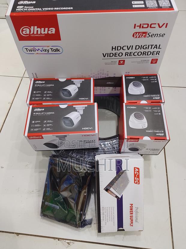 4 CCTV Camera Dahua CCTV Security Cameras / Dahua 4 Channel