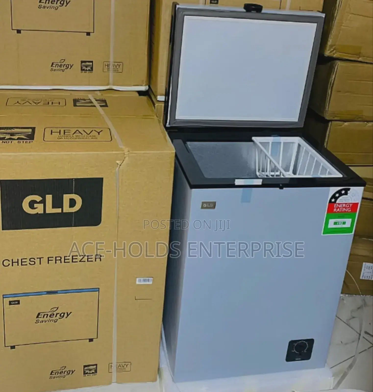 GLD 109 Litres Chest Deep Freezer With Removable Basket