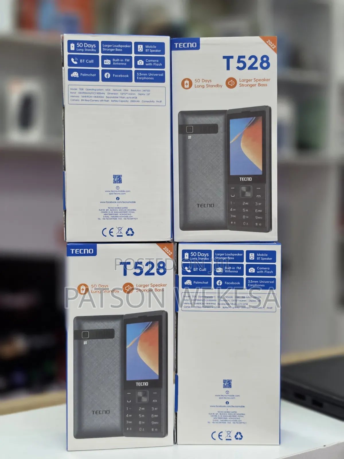 New Tecno T528 Black