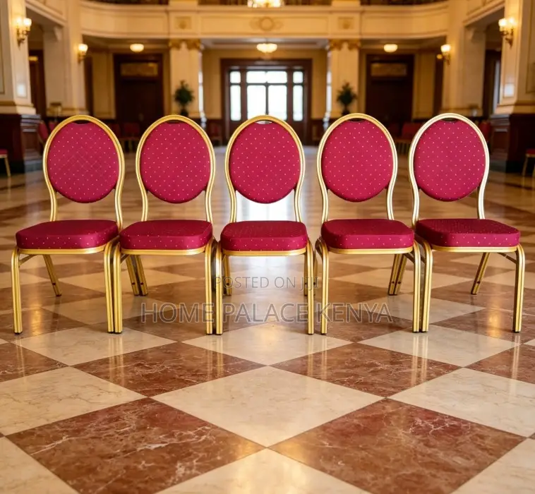 Event Chair: Round Back Banquet Chair With Aluminum Frame