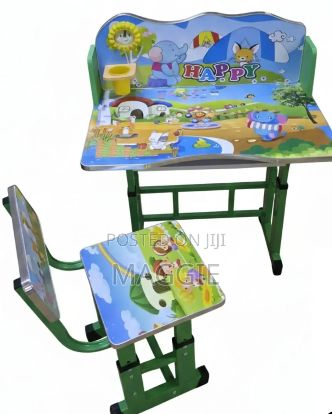 Happy Kids Study Green Table