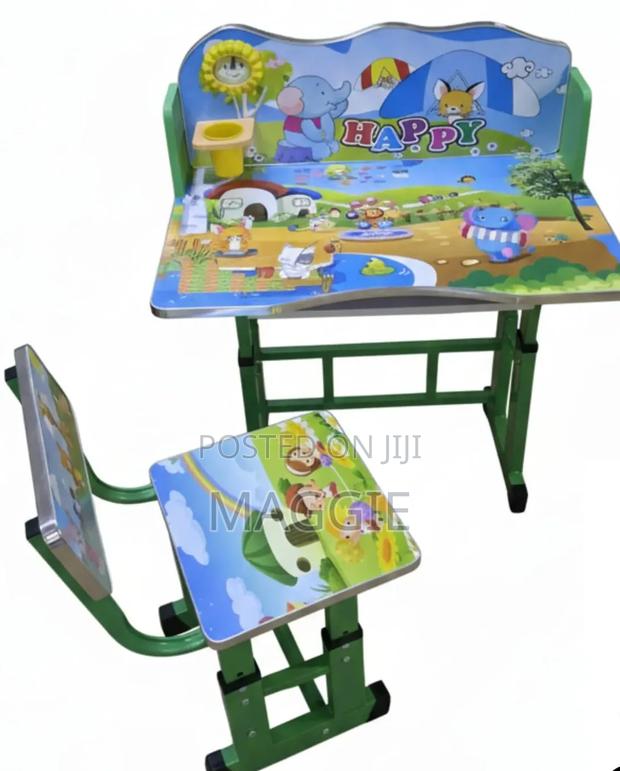 Happy Kids Study Green Table - main view