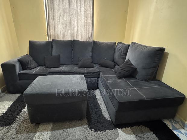 6 Seater L-Shaped Corner Sofa - thumbnail 5