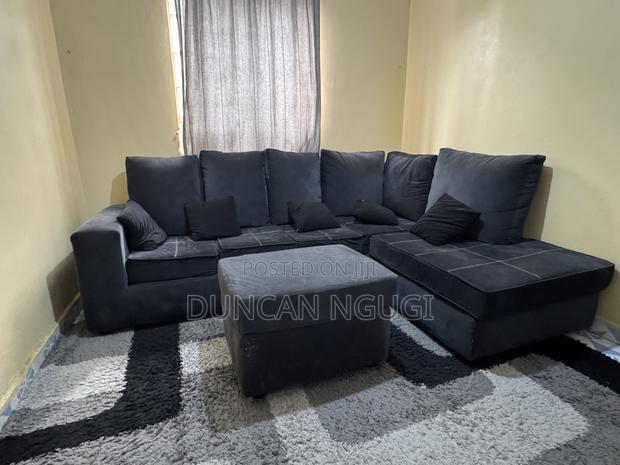 6 Seater L-Shaped Corner Sofa - thumbnail 6