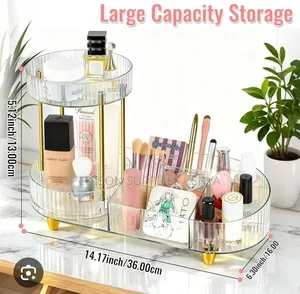 Rotating Makeup Organizer 2-Tier 360° Rotating Organizer Storage
