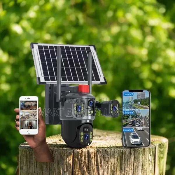 Humanoid Auto Tracking Smart 20mp 4g PTZ Triple Lens Solar Camera
