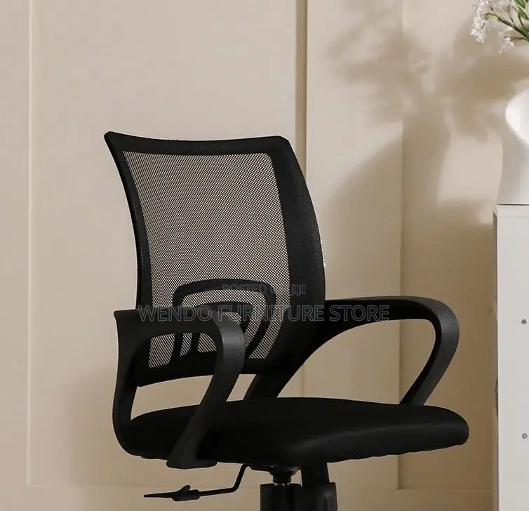 Office Chairs; Mesh Clerical Fabric Quality Chair With Armrest