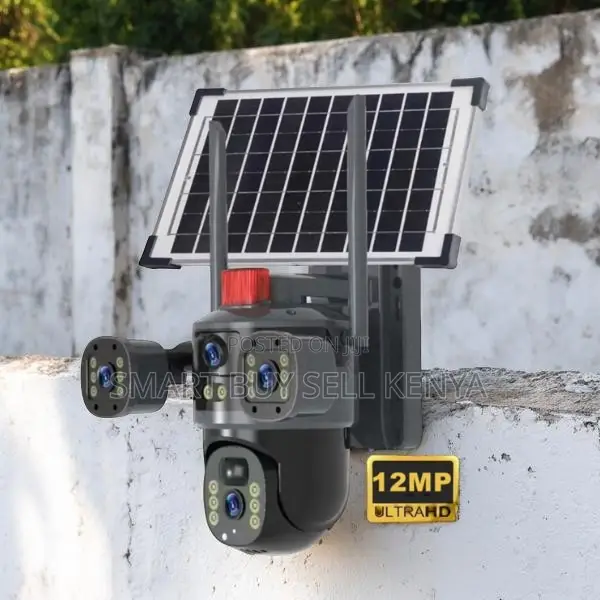 Durable Build 20mp Ultra Hd 4g PTZ Triple Lens Solar Camera