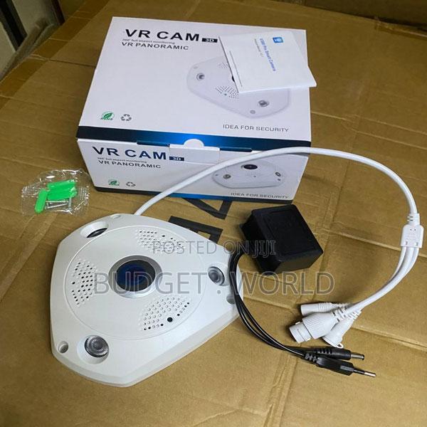 V7 Vr Compact Fisheye CCTV Camera With V380 App Remote Access