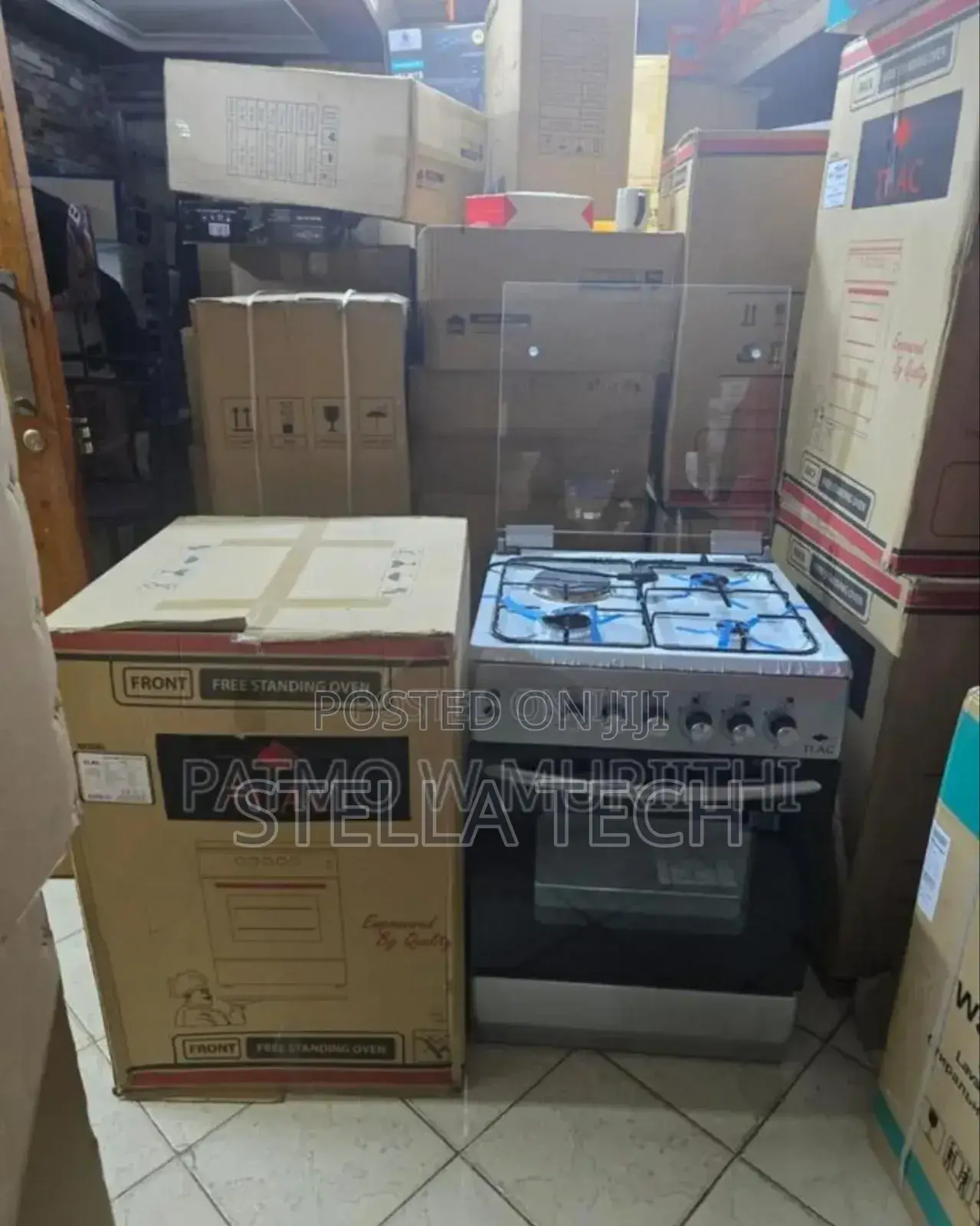 Mafe in Turkey 60*60 Tlac 3+1 Standing Cooker With Gas Sensor